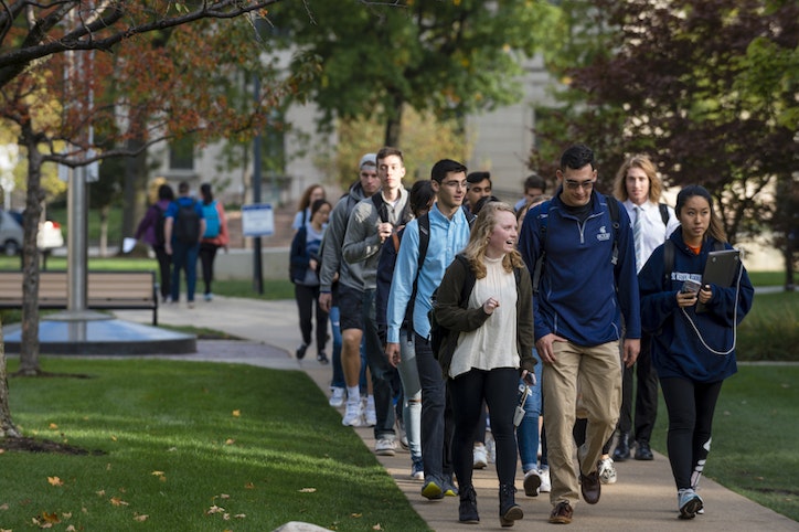 Case Western Reserve University meeting on campus