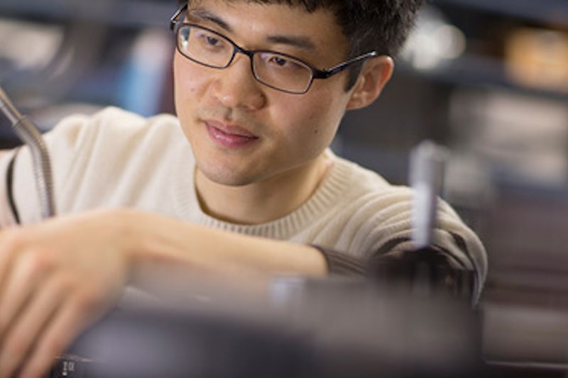 A man working at a laboratory